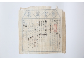 清光绪官盐发票
